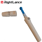 Lancetta riutilizzabile Pen For Finger Pricker Glucometer di gamma del cappuccio di torsione